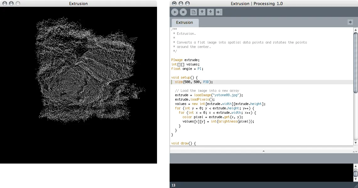 Medium, Processing 1.0 IDE на Mac OS