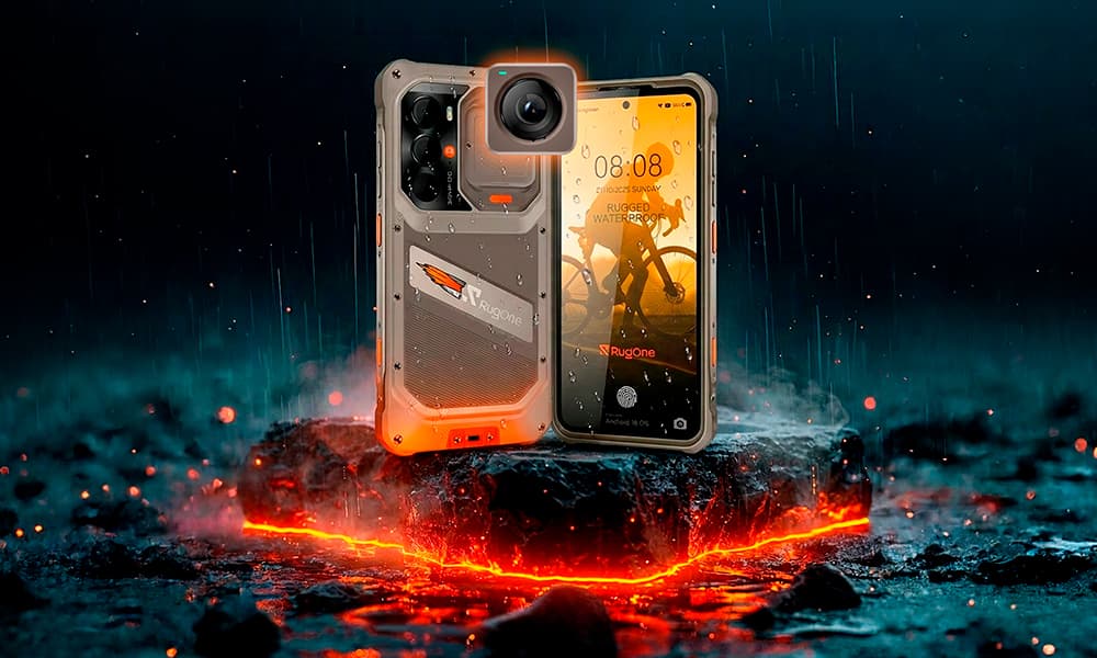 Съёмная экшн-камера, AMOLED и 9000 мА·ч: в России представили защищённый Ulefone RugOne Xsnap 7 Pro - 1