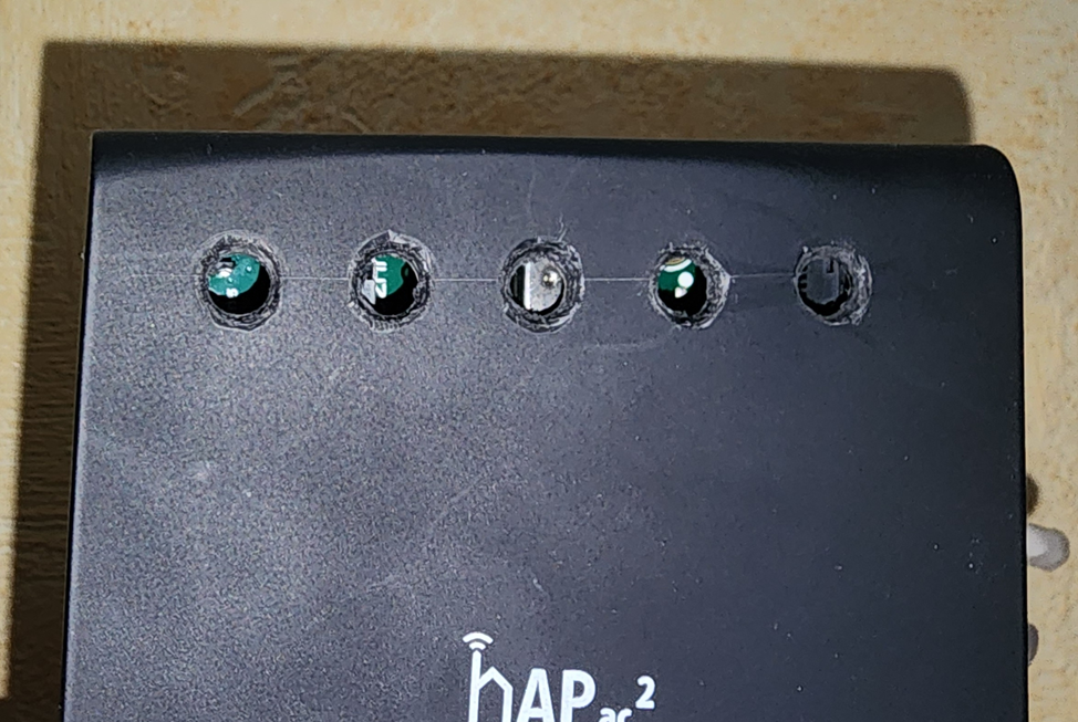 Дырявим mikrotik hap ac2 - 12