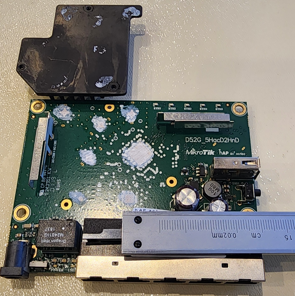 Дырявим mikrotik hap ac2 - 5