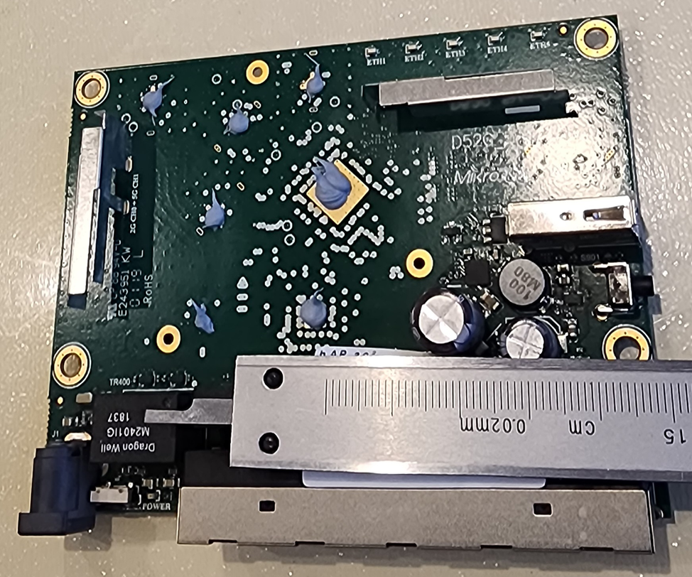Дырявим mikrotik hap ac2 - 6