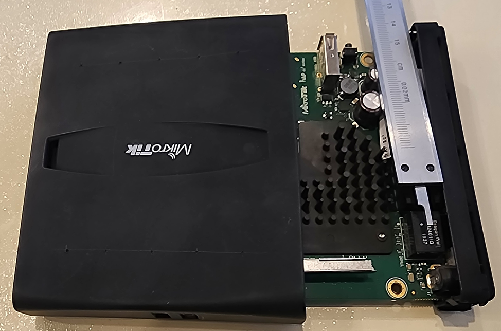 Дырявим mikrotik hap ac2 - 9