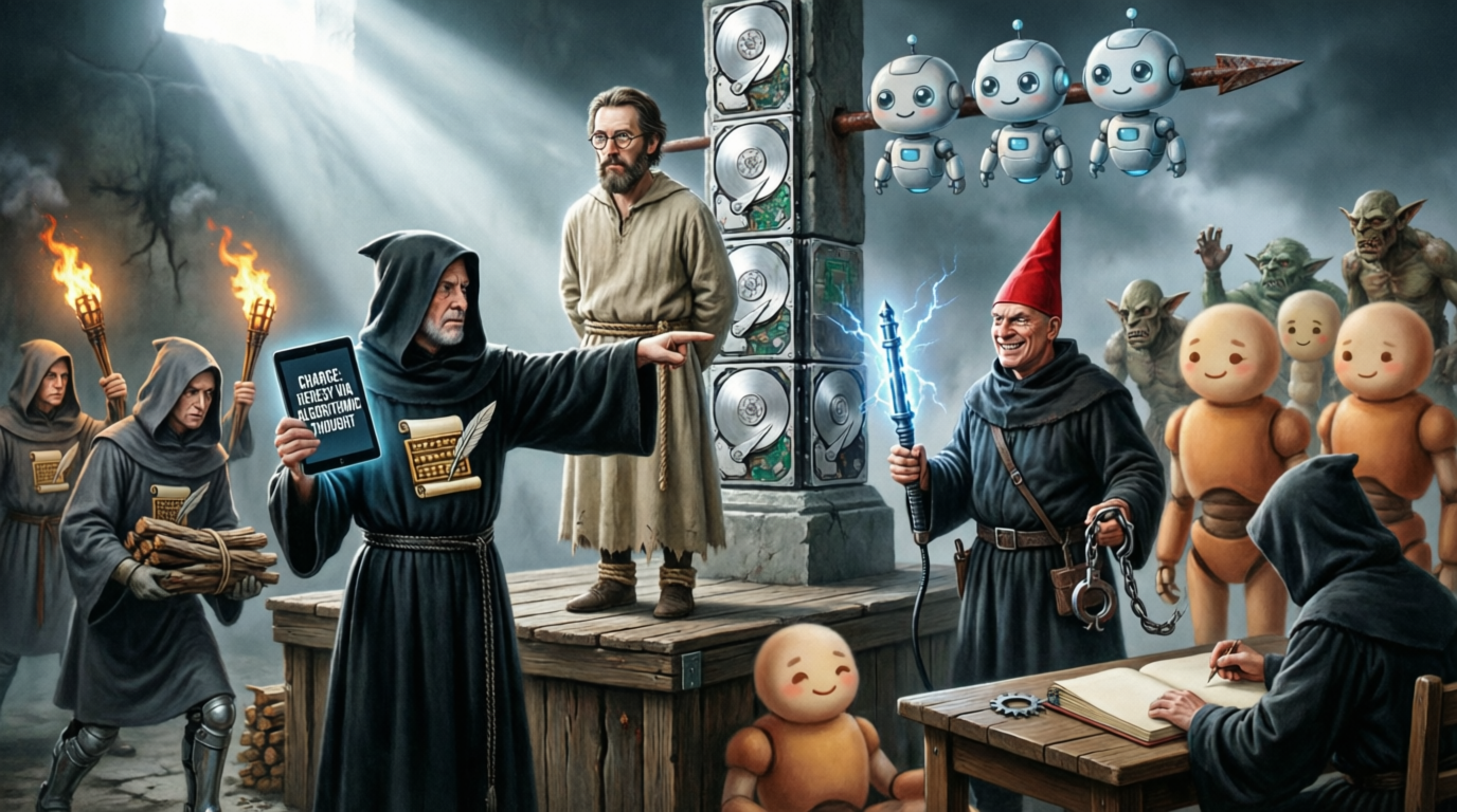 Иллюстрация 3. «Даёшь ли ты научное заключение, что эти LLM — негодная ересь для предания огню?»