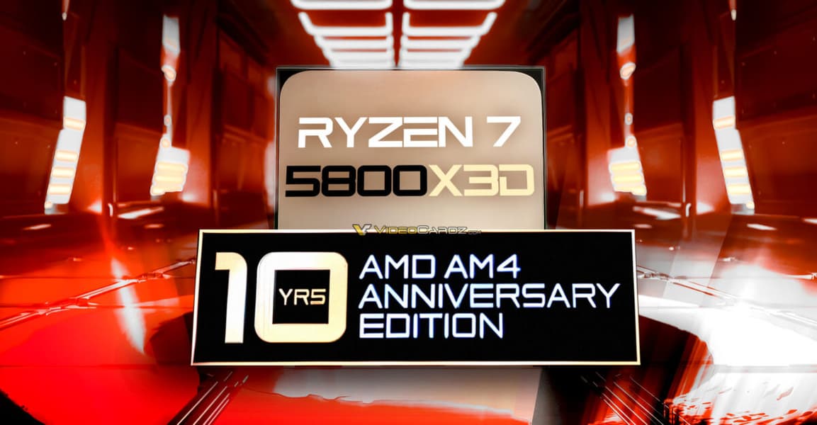 AMD может отметить 10-летие сокета AM4 юбилейным Ryzen 7 5800X3D - 1