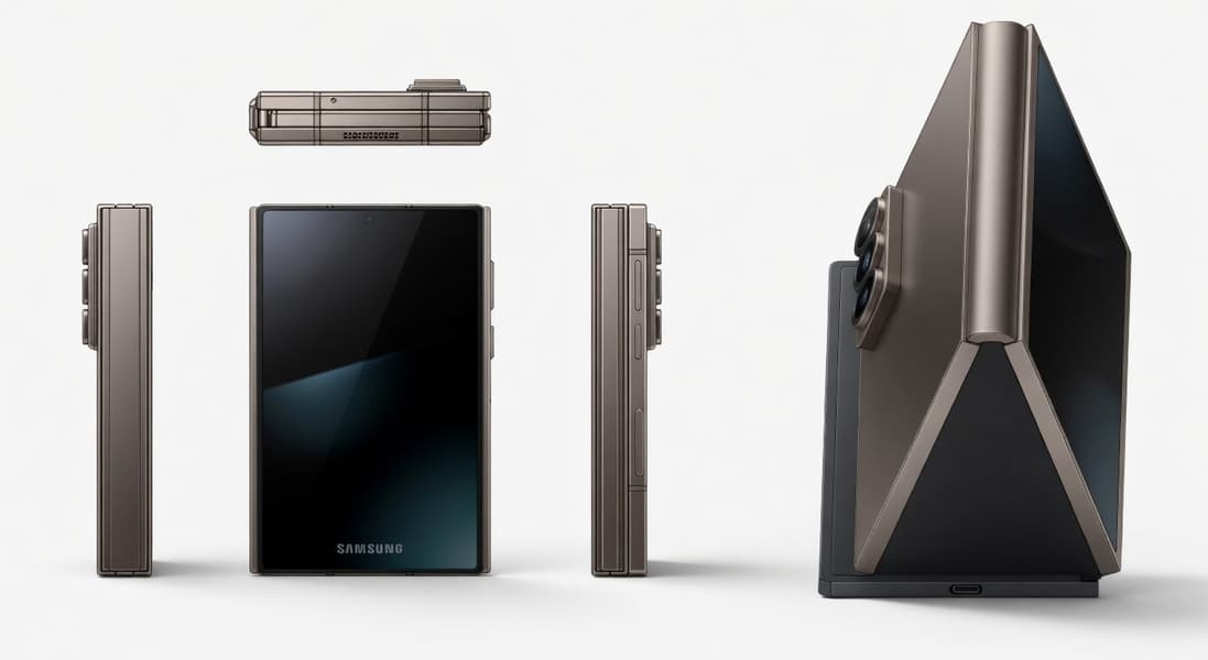 Samsung готовит новый смартфон, который сможет складываться втрое - 1