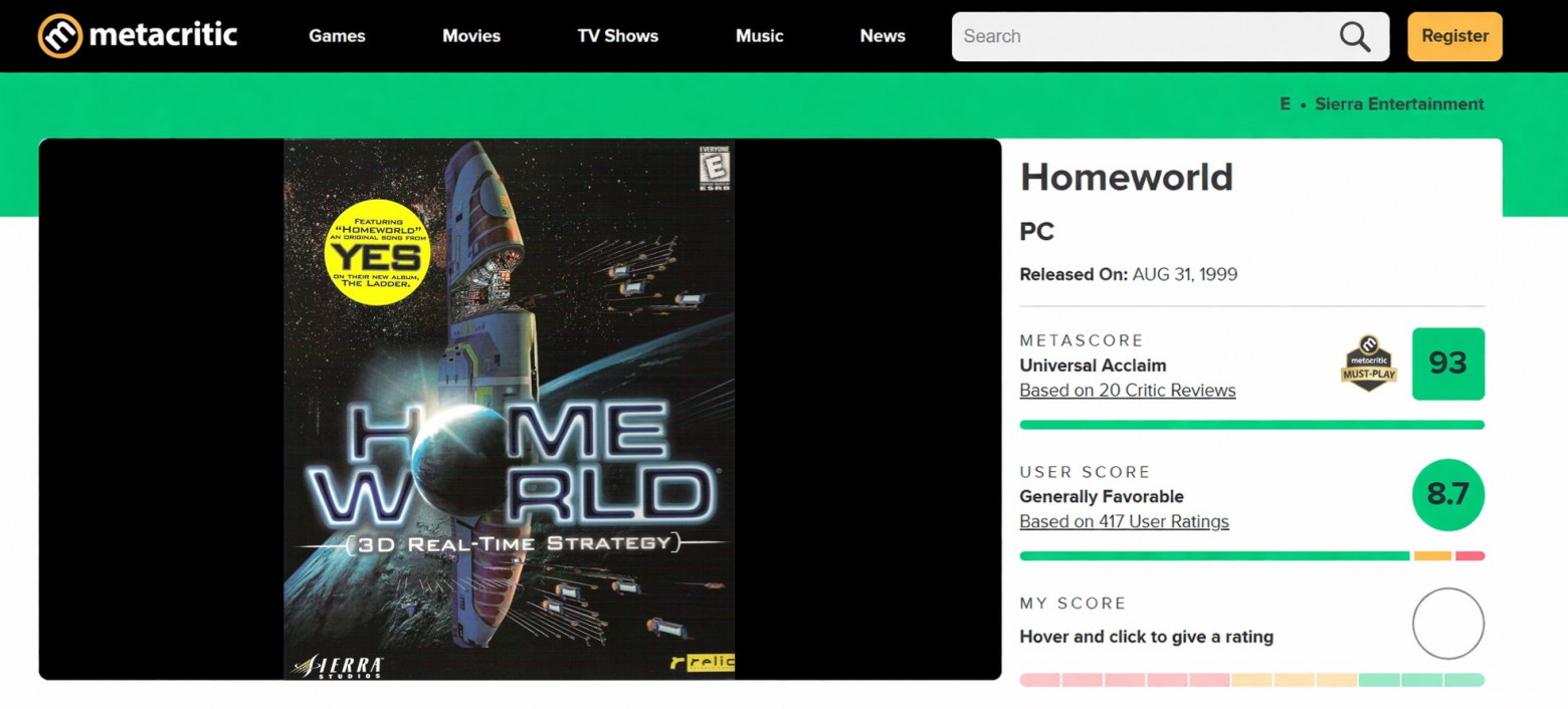 Ностальгические игры: Homeworld - 9 Ностальгические игры: Homeworld - 9