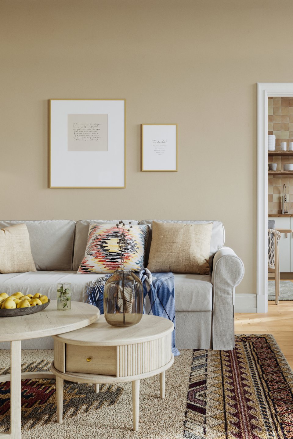 Стиль прованс - ковры, дерево и свет