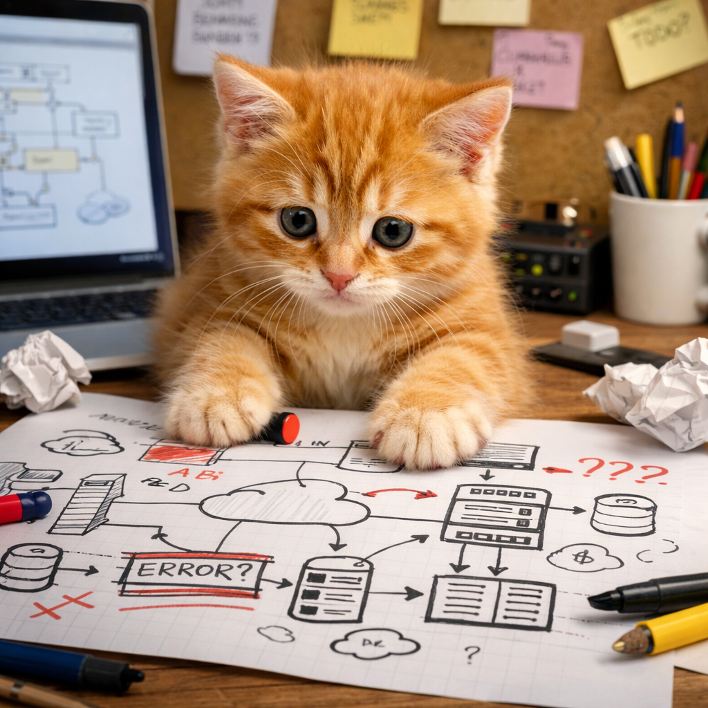 Нейросетевой котик для привлечения внимания