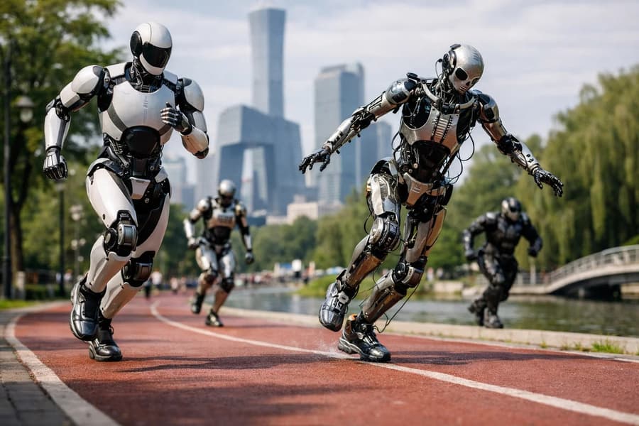В Китае более 300 гуманоидных роботов выйдут на полумарафон с автономным управлением - 1