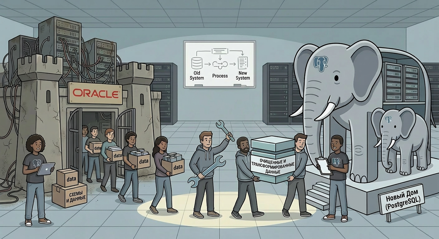 Cказ о том, как мы с Oracle на PostgreSQL переехали - 1