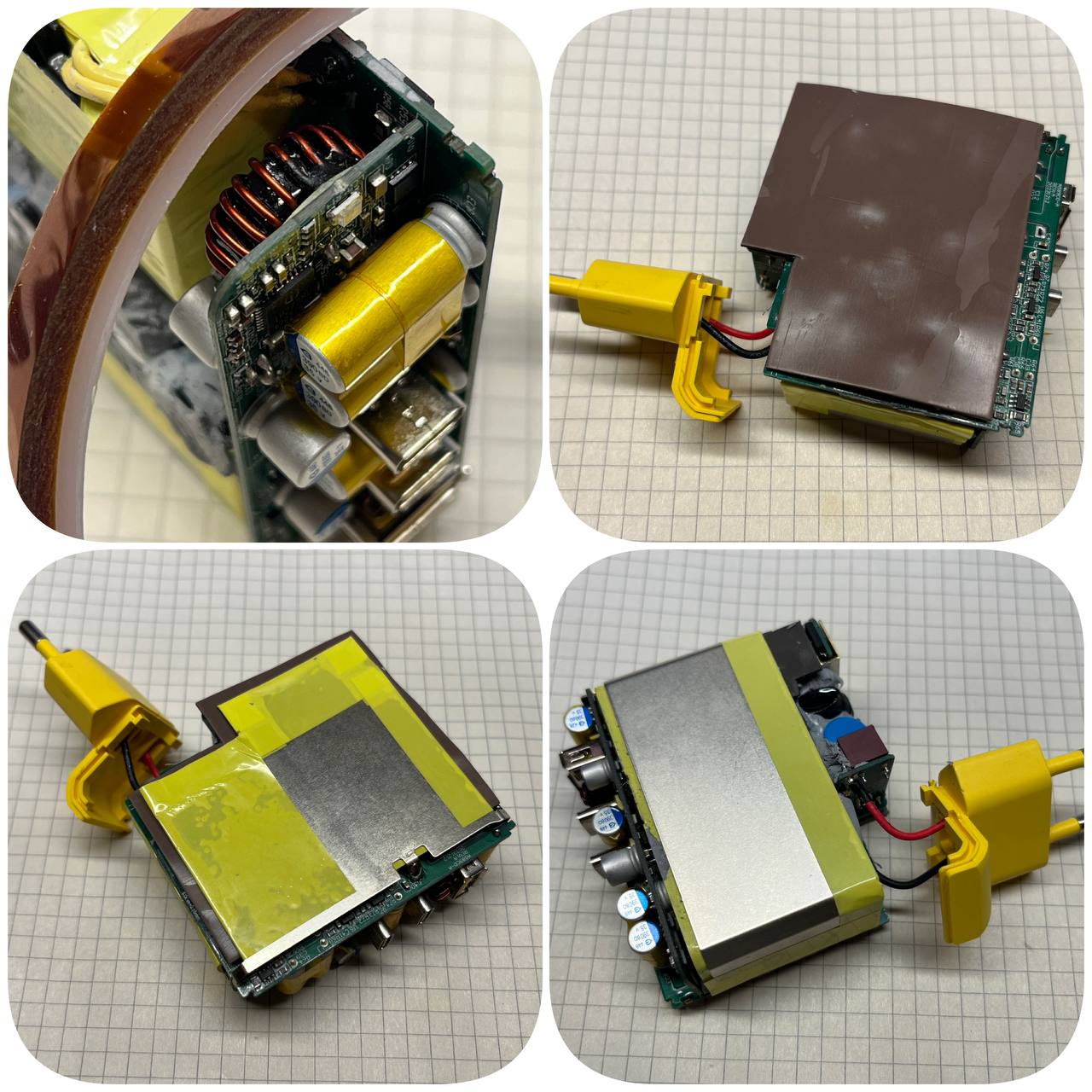 Рис.10. Изоляция электролитов и установка экранов. 