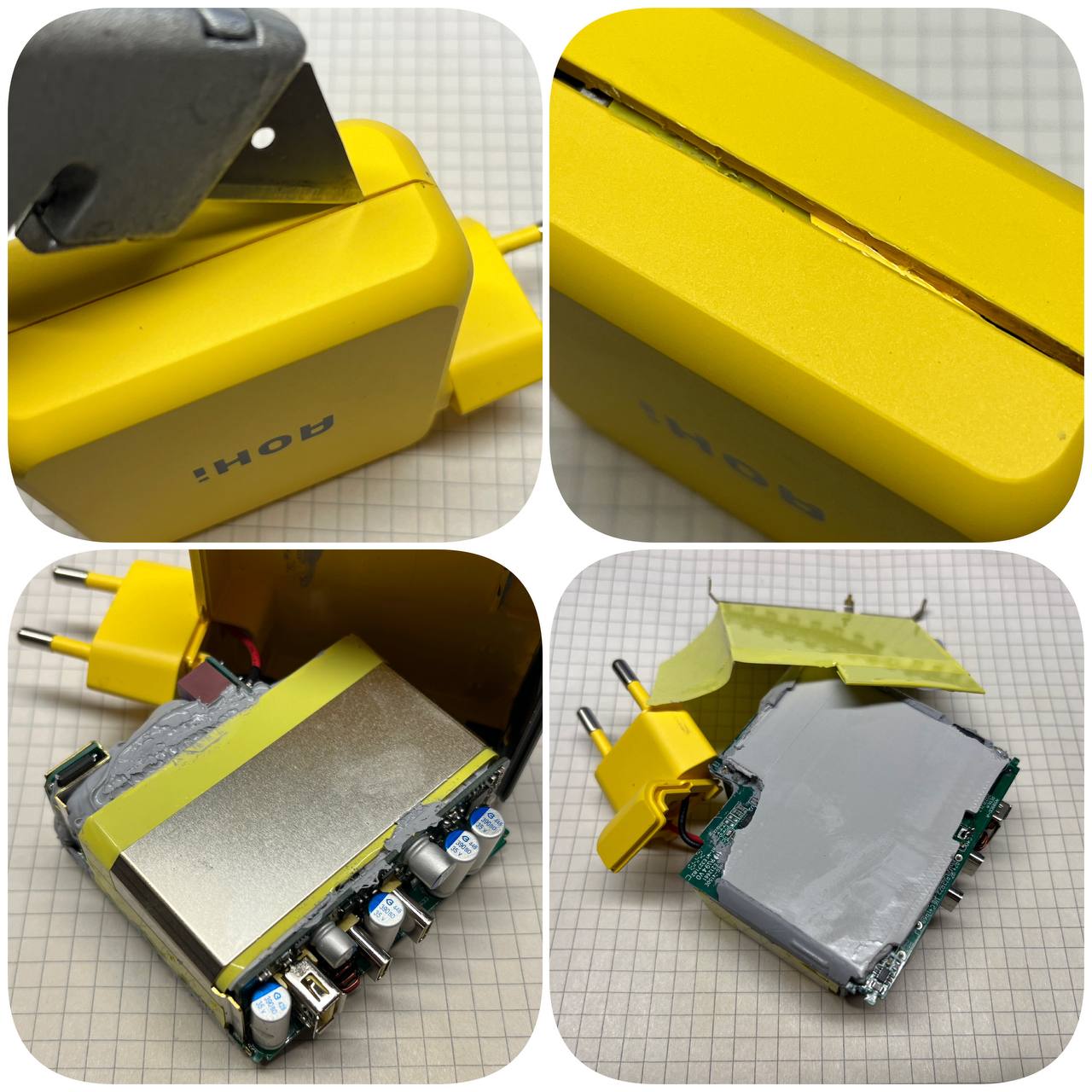 Рис.2. Разборка корпуса блока питания.