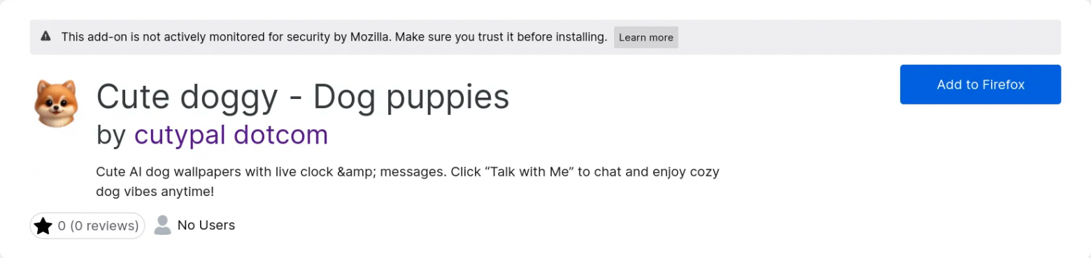 Я установил все расширения Firefox - 3