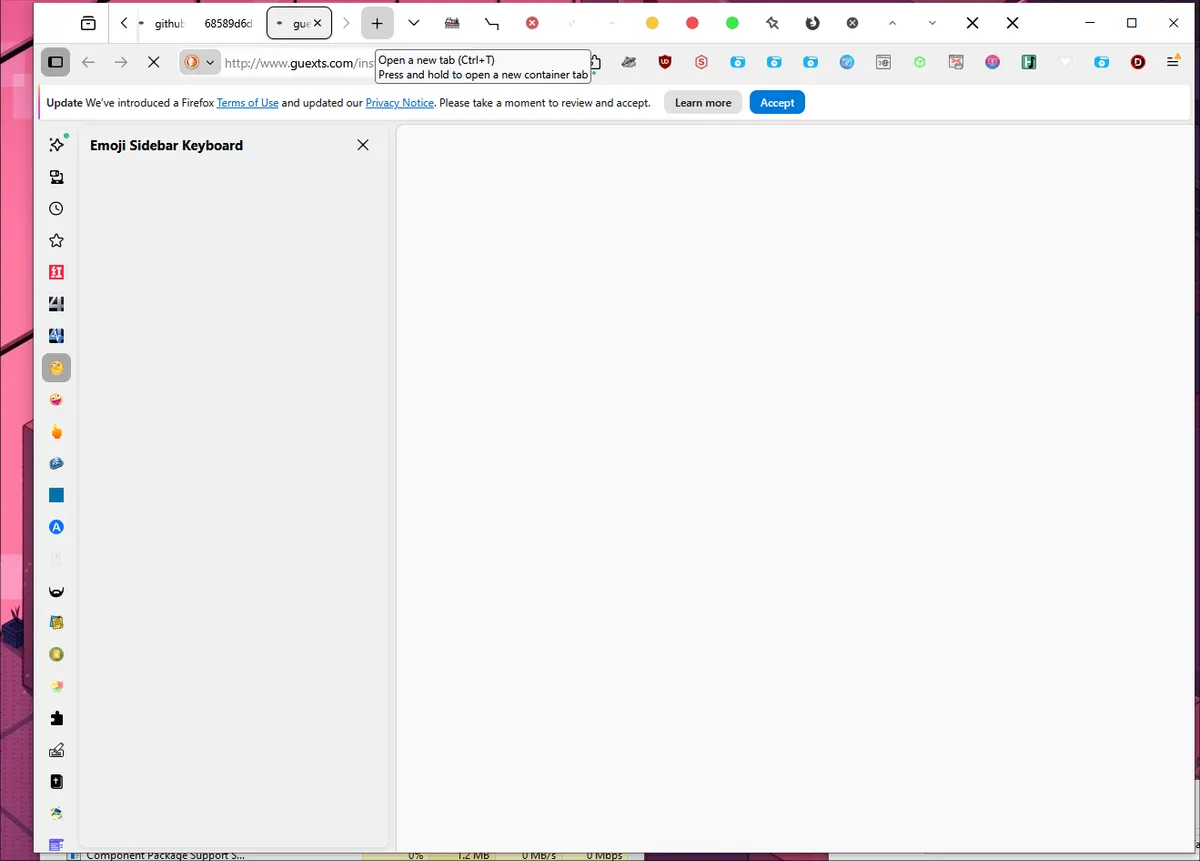 Я установил все расширения Firefox - 1