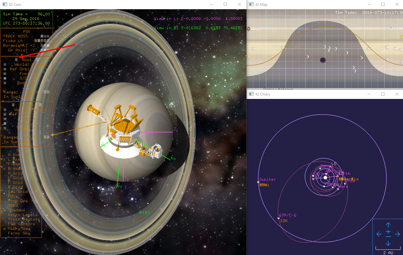 Запуск "42" с GUI с аргументом Demo