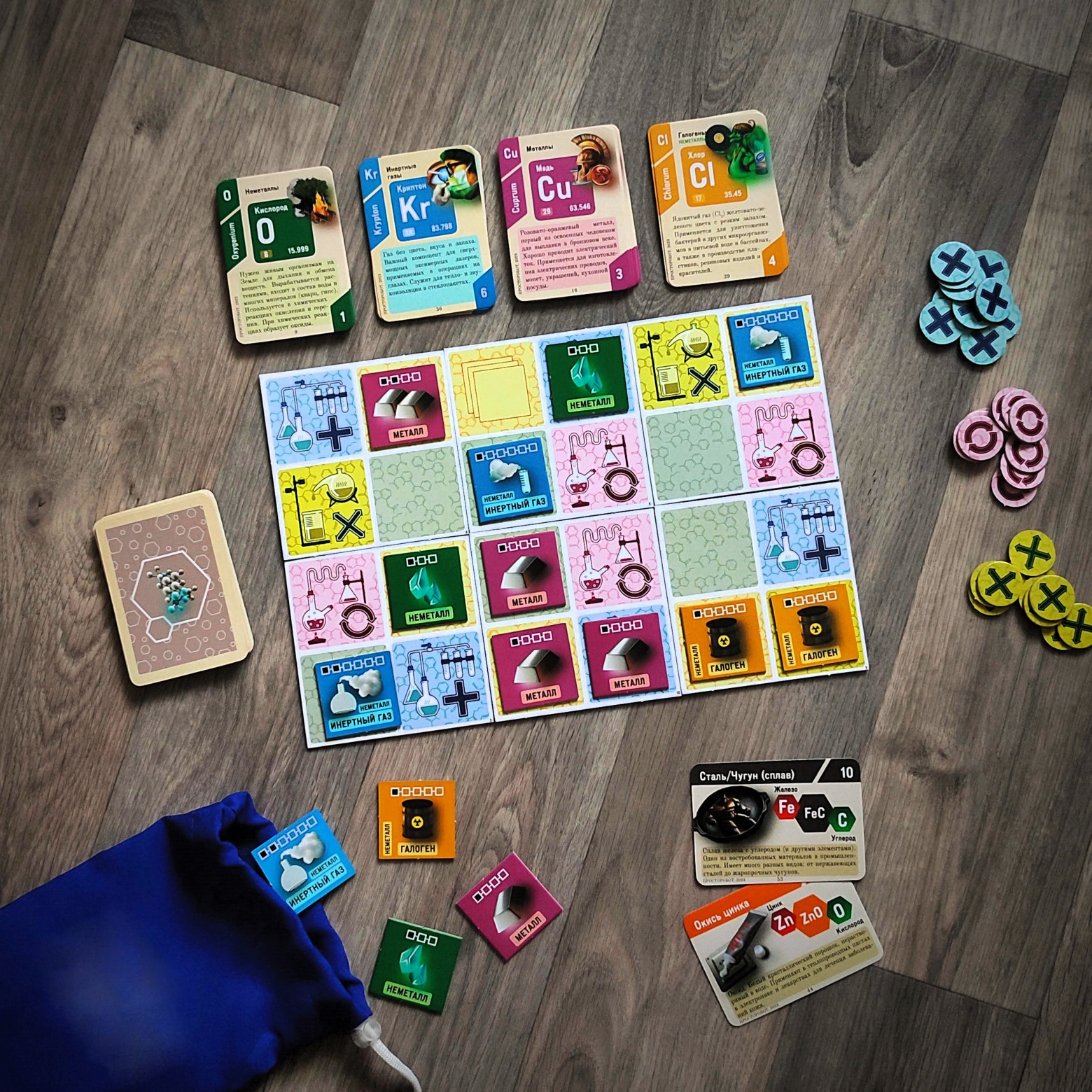 Раскладка игры. Фото с сайта издательства.