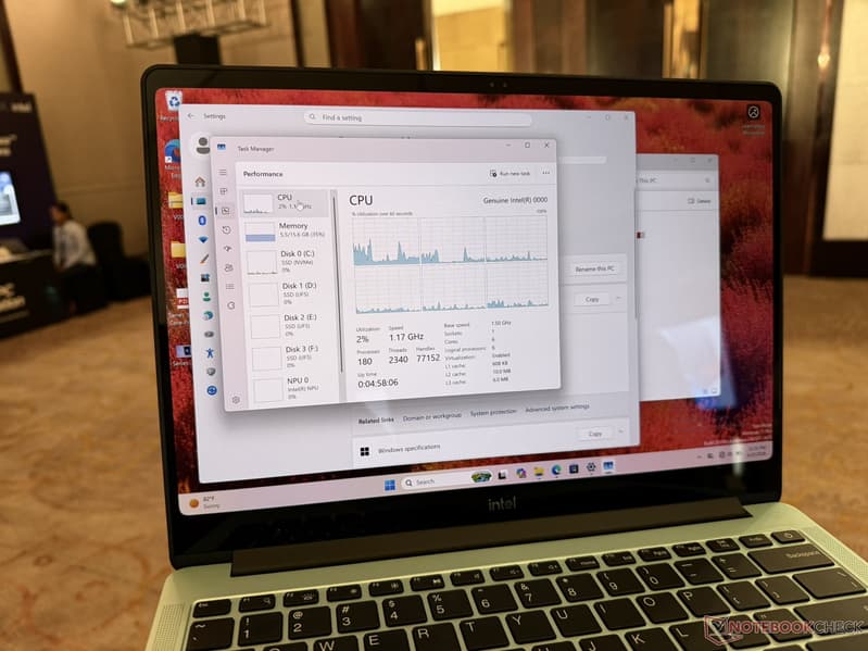 Intel показала конкурента дешевому MacBook Neo: полностью бесшумный ноутбук на 6-ядерном процессоре Intel Wildcat Lake и с 16 ГБ ОЗУ - 1 Intel показала конкурента дешевому MacBook Neo: полностью бесшумный ноутбук на 6-ядерном процессоре Intel Wildcat Lake и с 16 ГБ ОЗУ - 1