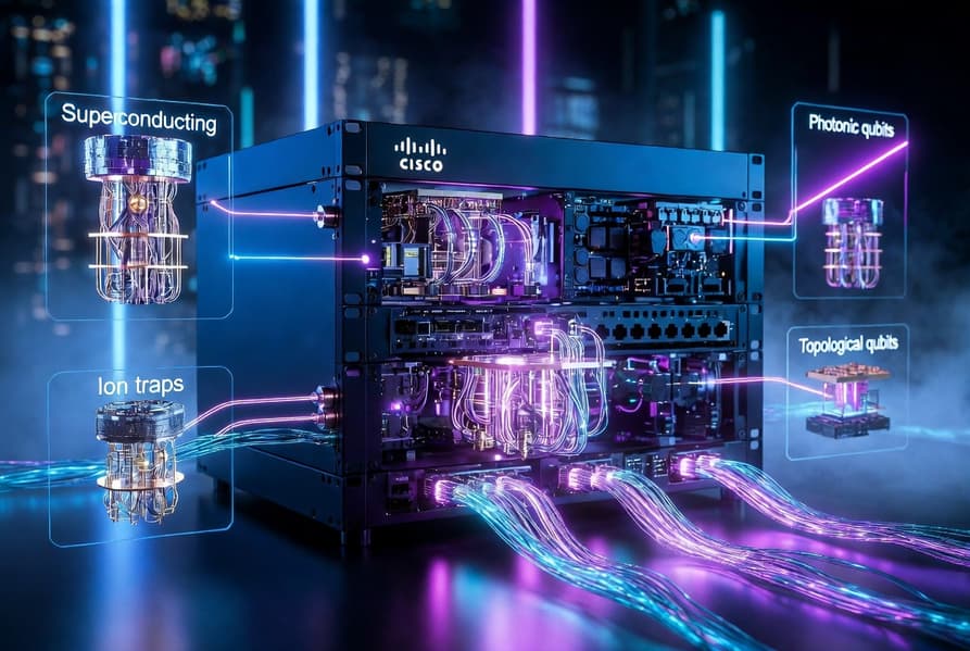 Cisco представила чип для соединения квантовых компьютеров различных типов - 1