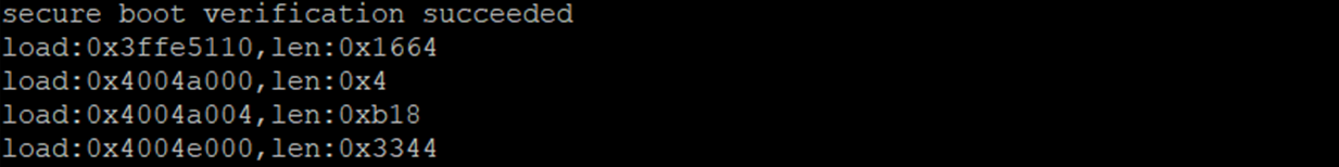 Secure Boot проверка прошла!