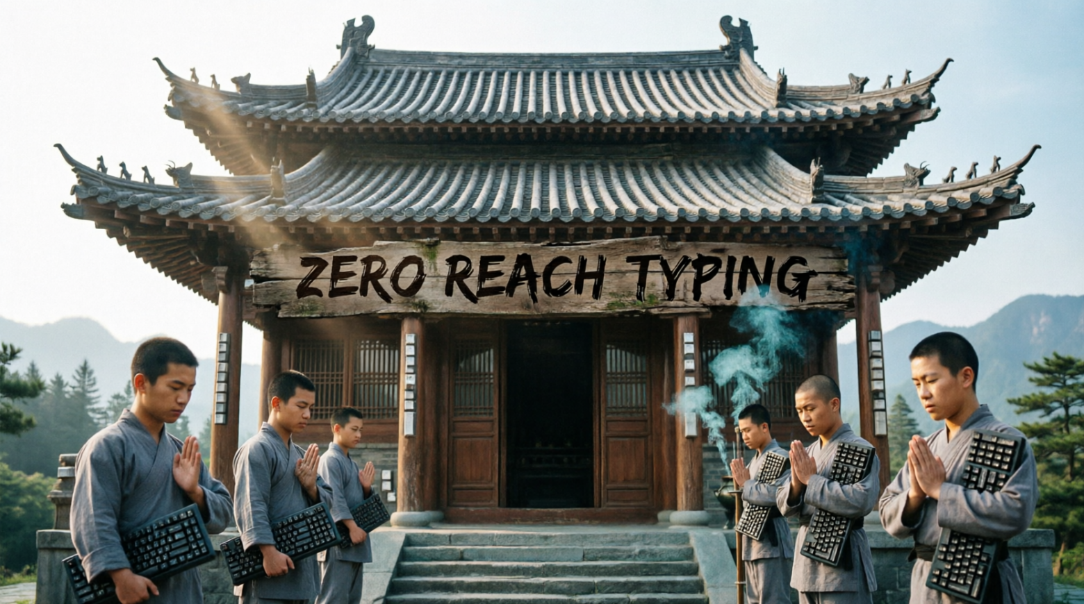 Zero reach typing — мастерам слепой печати - 1