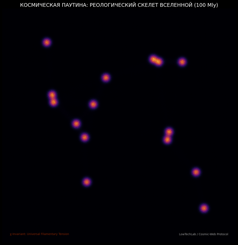 Космическая паутина сверхскопления галактик