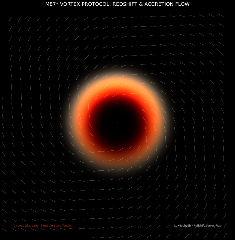 Чёрная дыра М87 красное смещение