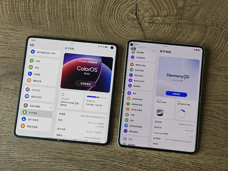 Одноклассники, но такие разные: Huawei Pura X Max и Oppo Find N6 сравнили на наглядных фото - 3