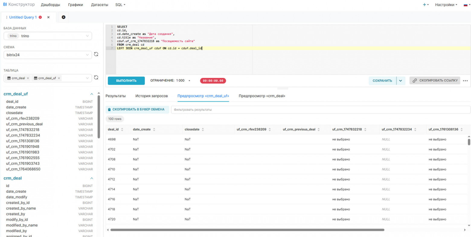 BI-конструктор Битрикс24: как настроить кастомный отчет - 6