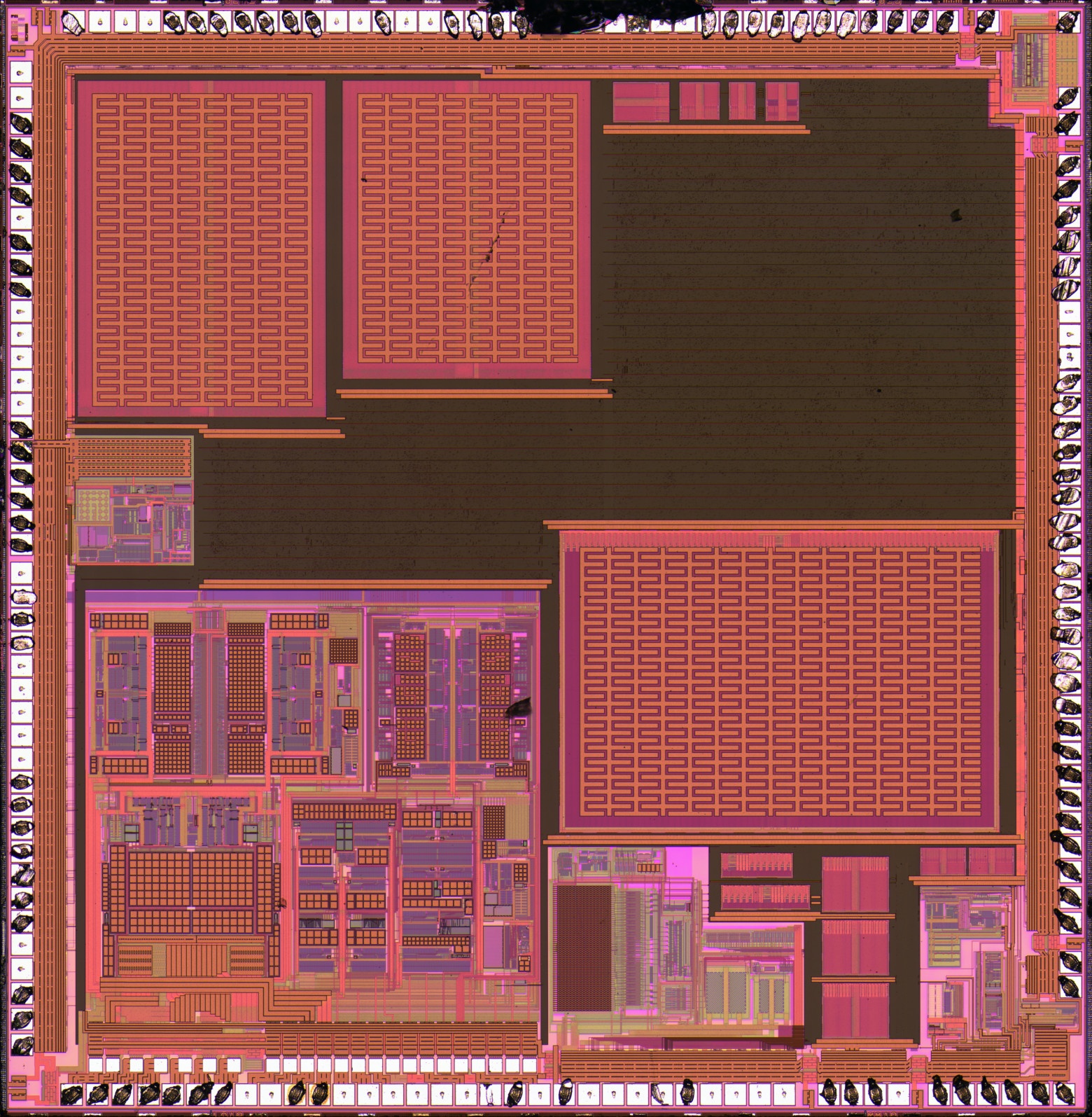 Ножом и термофеном: реверс-инжиниринг USB-устройства - 21 High quality die shot
