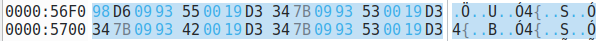 USB code in hex editor