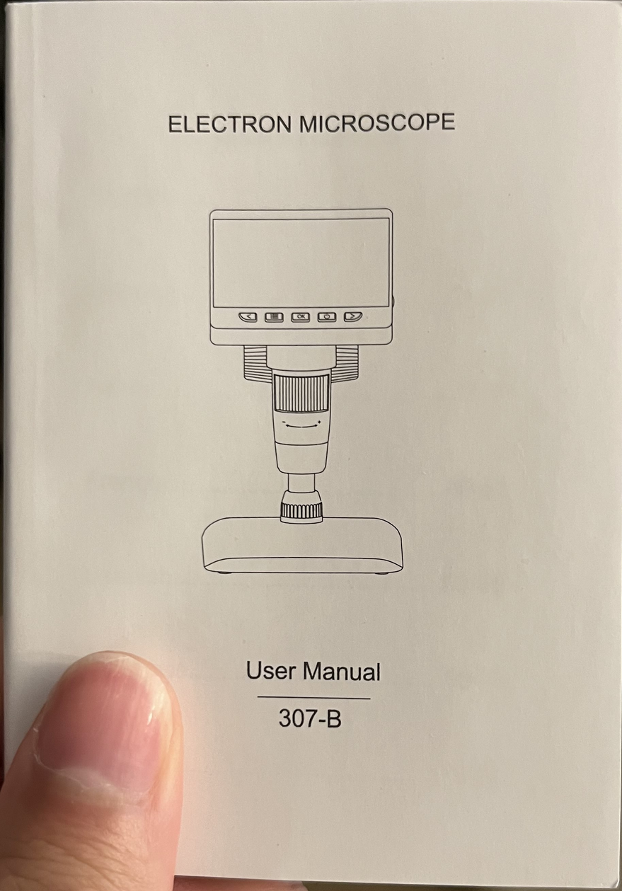 Ножом и термофеном: реверс-инжиниринг USB-устройства - 7 User manual claiming that a digital microscope is an electron microscope