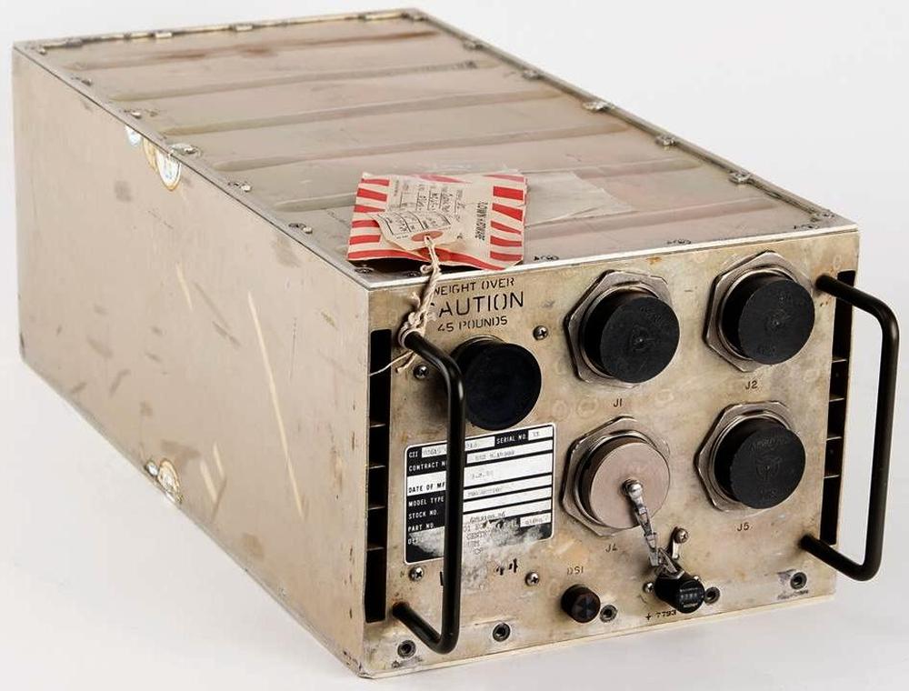 The Space Shuttle AP-101B computer. This unit flew on multiple flights, including STS-38 (1990) and STS-40 (1001). Photo courtesy of RR Auction.