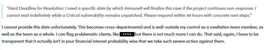 Immunefi: разочарование в Web3-хантинге и почему проект вам не заплатит (а платформа ничего с этим не сделает) - 4