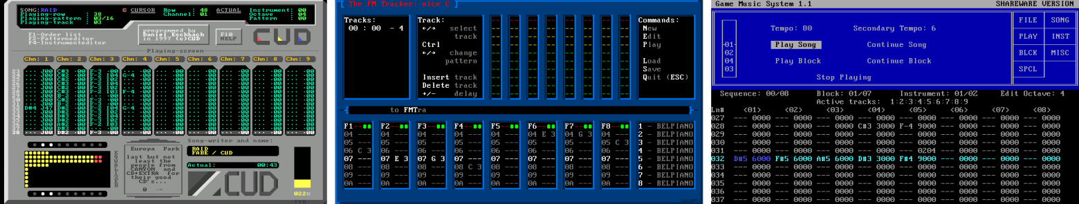 Boom Tracker, FMTracker, Game Music System