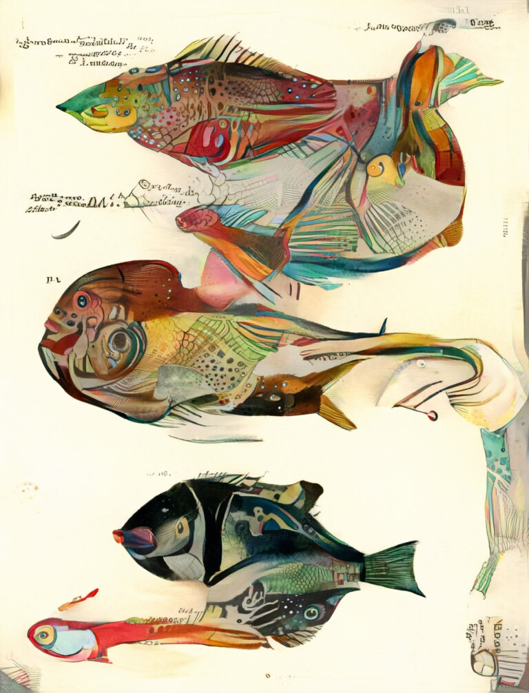 {fish_4532}. Какие бы имена получили эти рыбы, существуй они в реальности? 