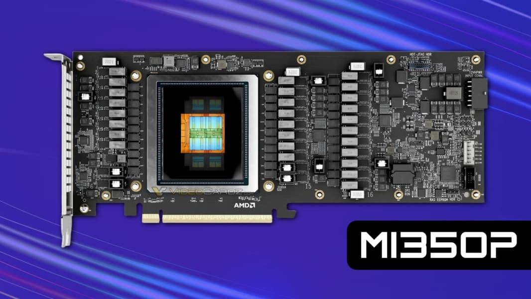 Первая видеокарта AMD с разъемом 12V-2x6 и потреблением 600 Вт. Представлена Instinct MI350P со 144 ГБ памяти - 1