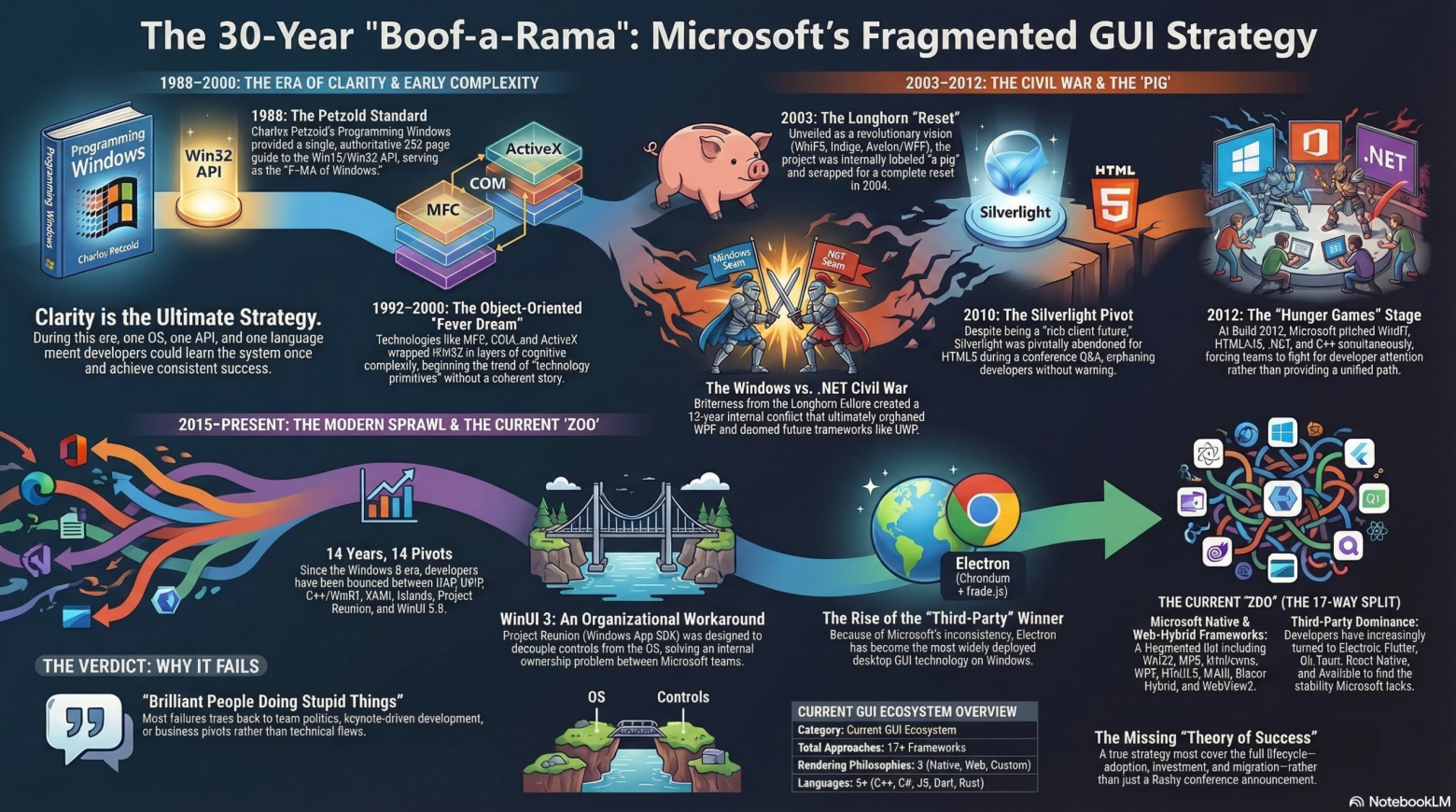 У Microsoft не было целостной концепции GUI со времён Петцольда - 2