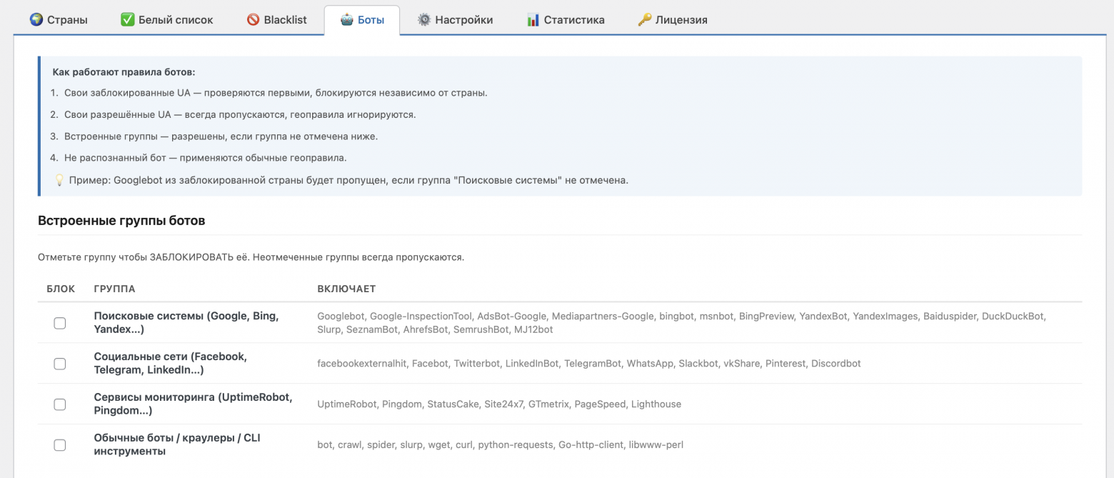 Спам на WordPress: от Cloudflare до собственного плагина геоблокировки - 4
