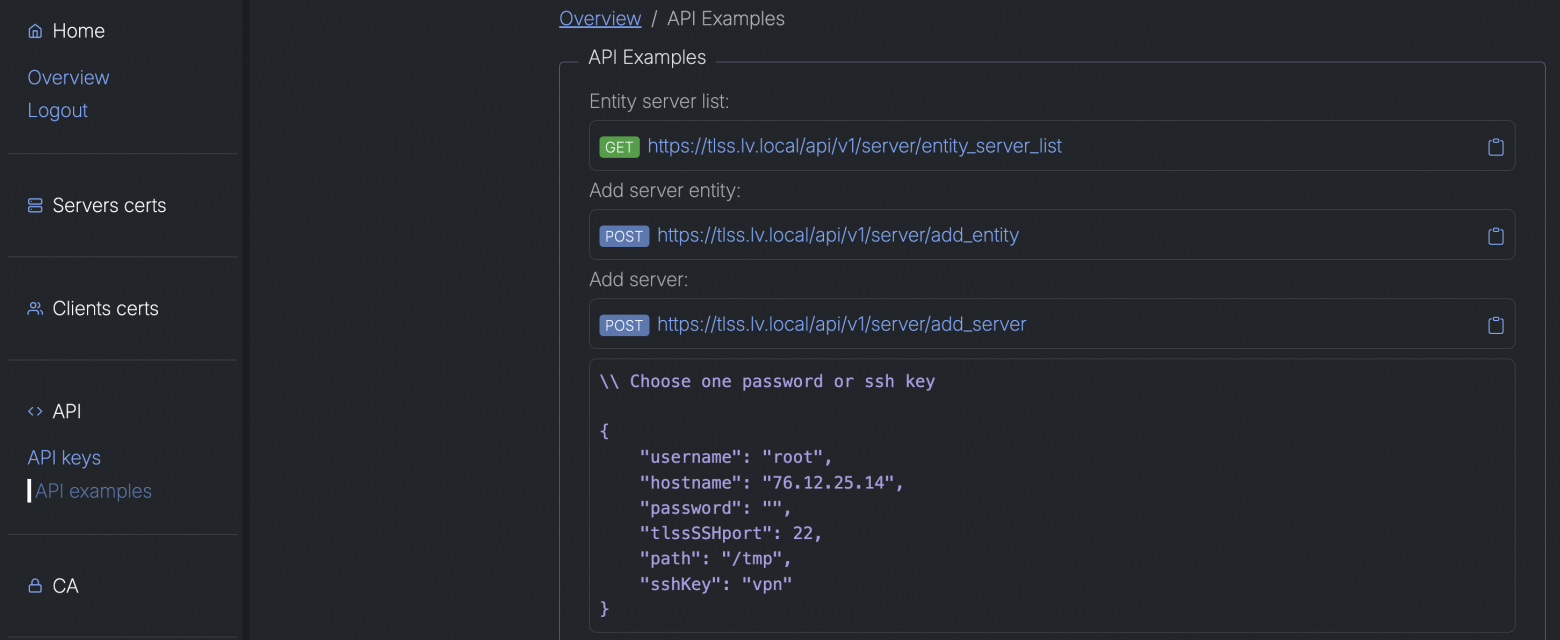 API Examples