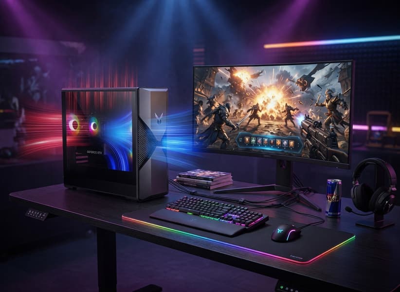 24 ГБ памяти DDR5 и SSD объёмом 512 ГБ либо 1 ТБ. Lenovo представила игровые ПК Lecoo Bellator Blade 7000 с GeForce RTX 5060 или RTX 5060 Ti - 1 24 ГБ памяти DDR5 и SSD объёмом 512 ГБ либо 1 ТБ. Lenovo представила игровые ПК Lecoo Bellator Blade 7000 с GeForce RTX 5060 или RTX 5060 Ti - 1