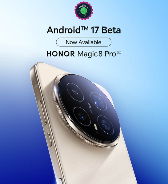 Владельцы Honor Magic 8 Pro уже могут опробовать Android 17 - 1 Владельцы Honor Magic 8 Pro уже могут опробовать Android 17 - 1