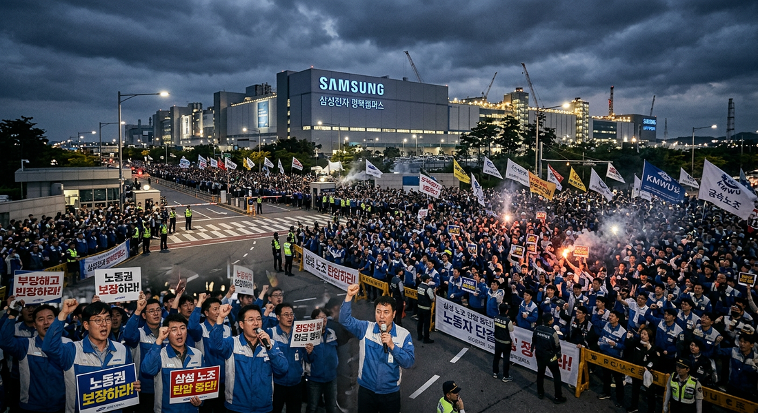 50 тысяч работников Samsung выйдут на 18-дневную забастовку — переговоры с профсоюзом провалились - 1