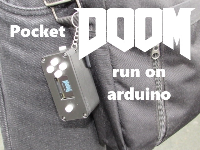 Карманный брелок Doom на Arduino nano