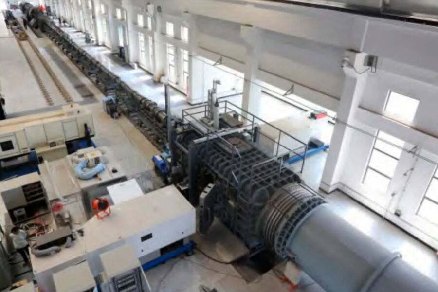 Рис. 2. Китай. Аэродинамическая труба с гиперзвуковой скоростью потока воздуха (M=30)    