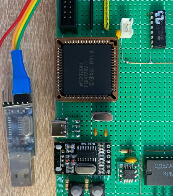 USB-COM теперь на плате