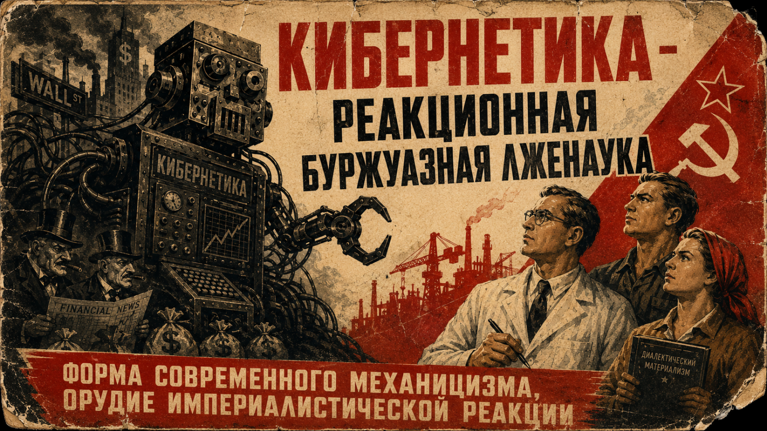 Реакционная лженаука. Как СССР осудил кибернетику — и чем это аукнулось для ИИ - 1 Реакционная лженаука. Как СССР осудил кибернетику — и чем это аукнулось для ИИ - 1