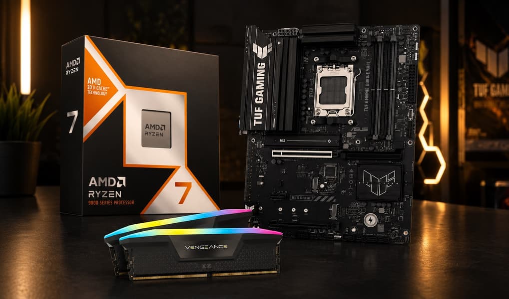 Американский ретейлер Micro Center сделал выгодное предложение для тех, кто собирает ПК: купи Ryzen 7 9850X3D, получи материнскую плату Asus B850-E TUF Gaming бесплатно - 1 Американский ретейлер Micro Center сделал выгодное предложение для тех, кто собирает ПК: купи Ryzen 7 9850X3D, получи материнскую плату Asus B850-E TUF Gaming бесплатно - 1