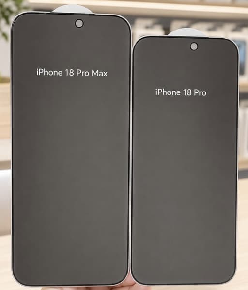 Всплыли живые фото стекол для iPhone 18 Pro и iPhone 18 Pro Max, а также изображение юбилейного iPhone - 1 Всплыли живые фото стекол для iPhone 18 Pro и iPhone 18 Pro Max, а также изображение юбилейного iPhone - 1
