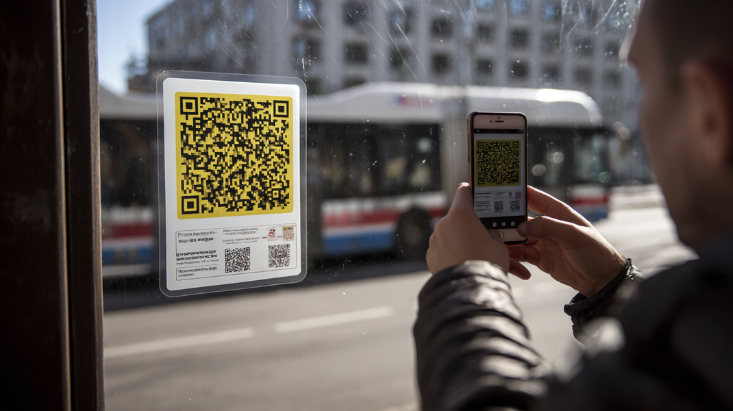 Для удобства пассажиров: в России предлагают внедрить QR-коды на остановках для оплаты проезда - 1 Для удобства пассажиров: в России предлагают внедрить QR-коды на остановках для оплаты проезда - 1