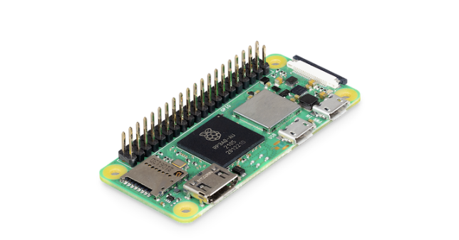 Raspberry Pi Zero 2W с распаянной PLS-вилкой